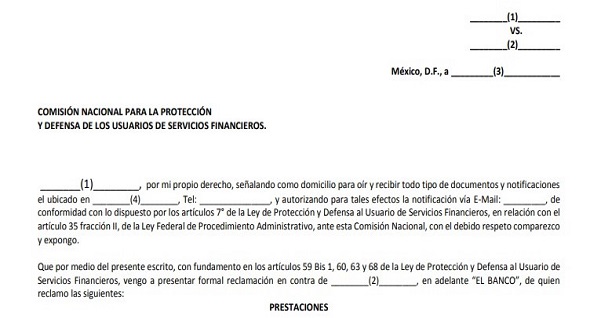 En dicha área de Condusef,  llenarán un preregistro con tus datos y te solicitarán que llenes el formato de reclamación