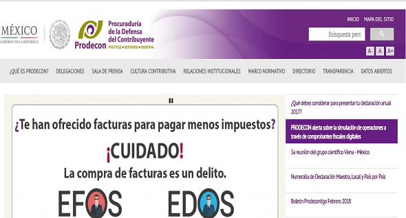 Tendrás que ingresar al portal de la Procuraduría de la Defensa del Contribuyente: