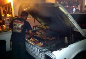 automóvil, parrilla